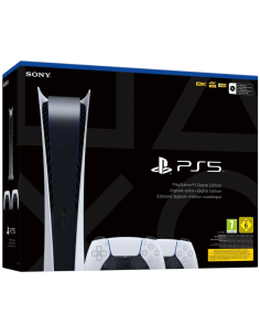 Sony PlayStation 5 PS5 Digital Edition 825GB White con 2... 2