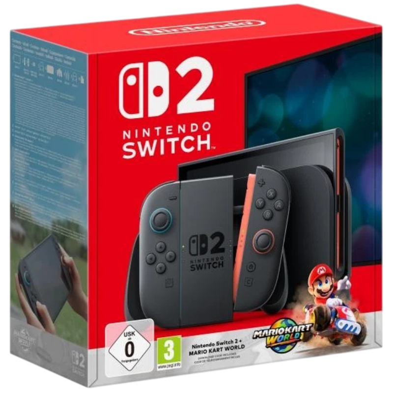 Nintendo Switch 2 Console Black + Mario Kart...