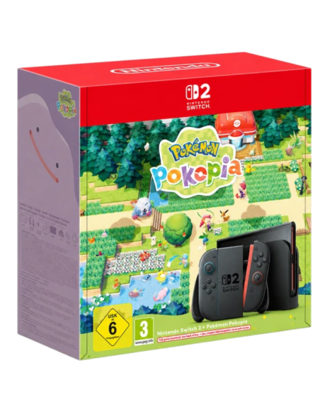 Nintendo Switch 2 Console Black + Pokémon Pokopia Nuova Ufficiale