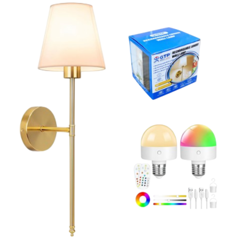 Applique da Parete LED Smart RGB WiFi Ottone...