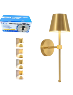Applique da Parete LED Ricaricabile Senza Fili Colore Oro... 2