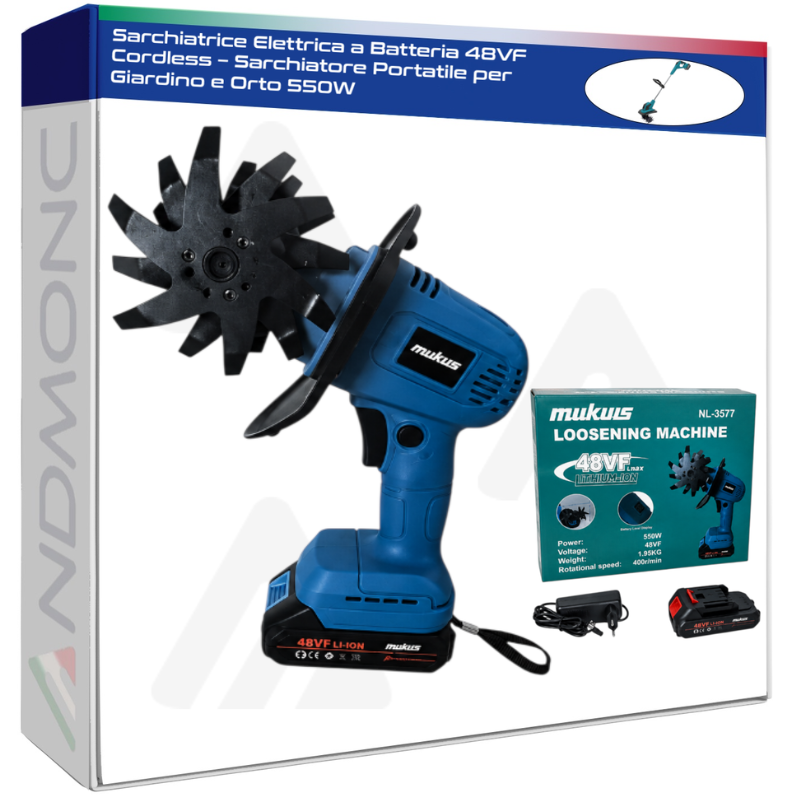 Sarchiatrice Elettrica a Batteria 48VF Cordless...