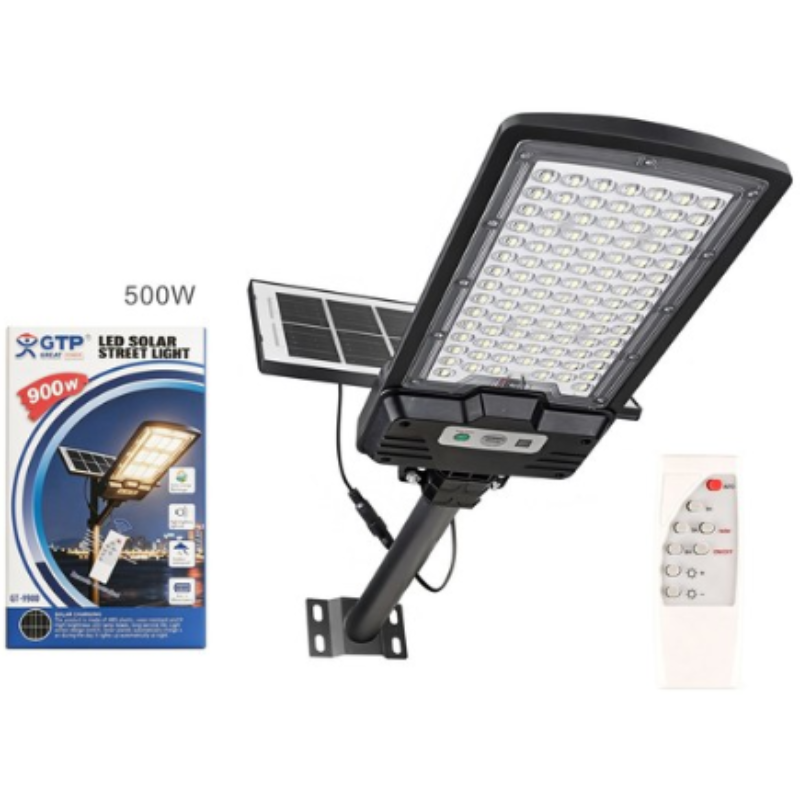 Lampione Solare LED da Esterno 500W – Faro...