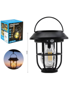 Lanterna Solare da Esterno Vintage – Lampada da Giardino... 2