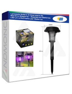 Lampada Solare Antizanzare da Giardino – Zappatrice...