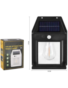 Applique Solare da Parete Vintage  – Lampada LED a... 2
