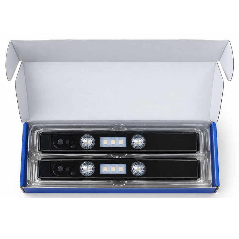 Luci LED RGB per interni auto senza fili,...