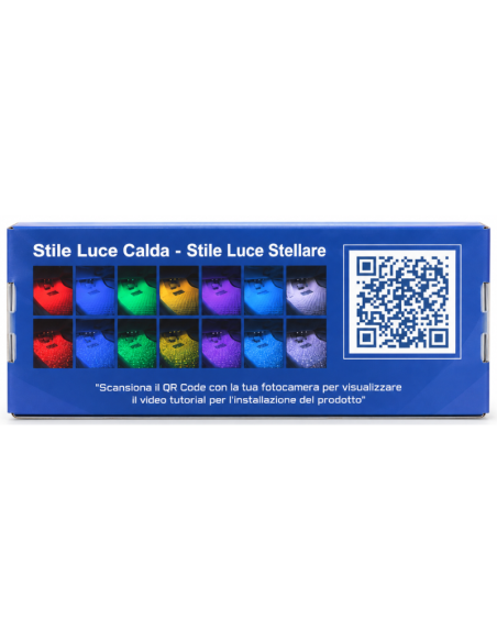 Luci LED RGB per interni auto senza fili, ricaricabili USB – Kit 2 pezzi Camper Laika