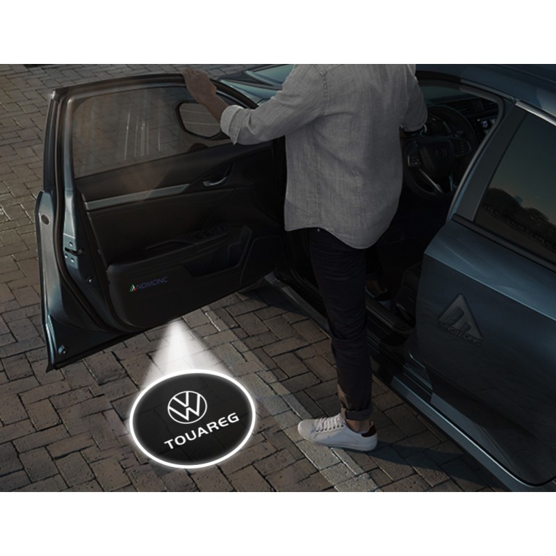 Luci sottoporta Volkswagen Touareg logo Nuovo kit Carbonio