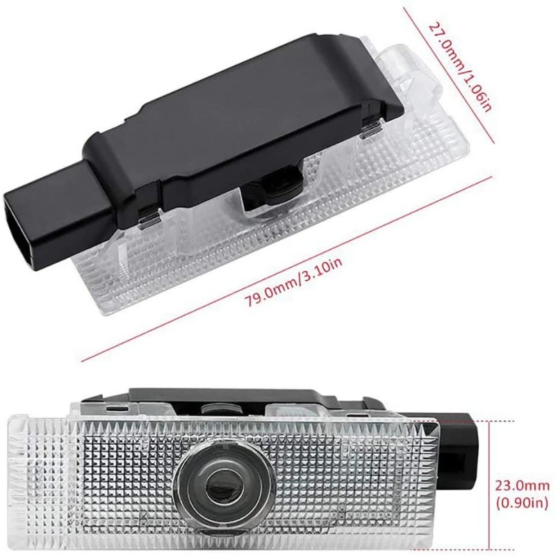 Luci sottoporta Alfa Romeo logo scritta con filo