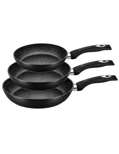 Set 3 Padelle Royalty Line Nere Antiaderenti –... 2
