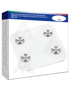 Bilancia Pesapersone Smart Bluetooth Digitale con Analisi...