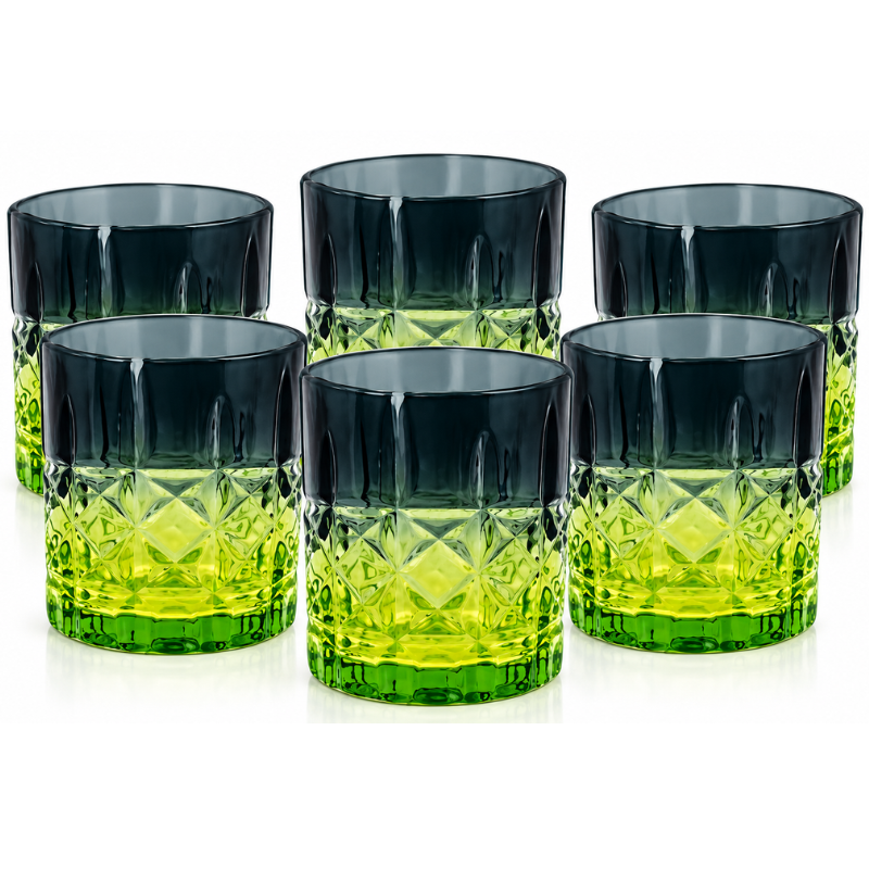 Set 6 Bicchieri da Acqua in Vetro 300 ml con...