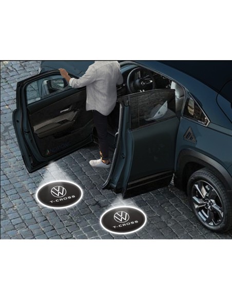 Luci sottoporta Volkswagen T-cross logo Nuovo