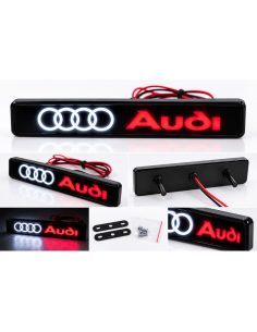 Logo Audi LED 16 cm per Griglia Auto – Emblema Luminoso...