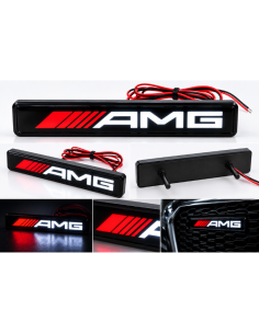 Logo AMG LED 16 cm per Griglia Auto – Emblema Luminoso...