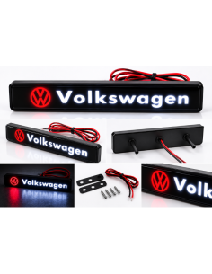 Logo Volkswagen LED 16 cm per Griglia Auto – Emblema...