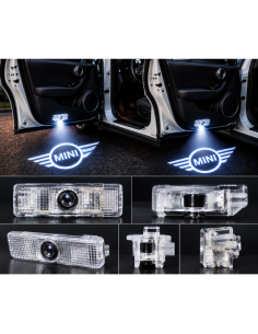 2x Luci Sottoporta LED MINI Cooper con Proiettore Logo –...