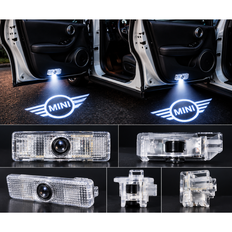 2x Luci Sottoporta LED MINI Cooper con...