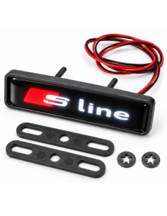 Logo S Line LED per Audi – Stemma Luminoso per Griglia...