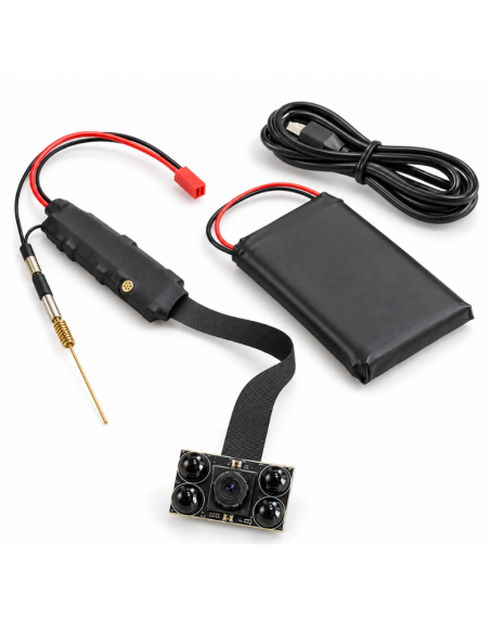 Mini Telecamera Wi-Fi 1080p con Visione Notturna, App LOOKCAM e Batteria