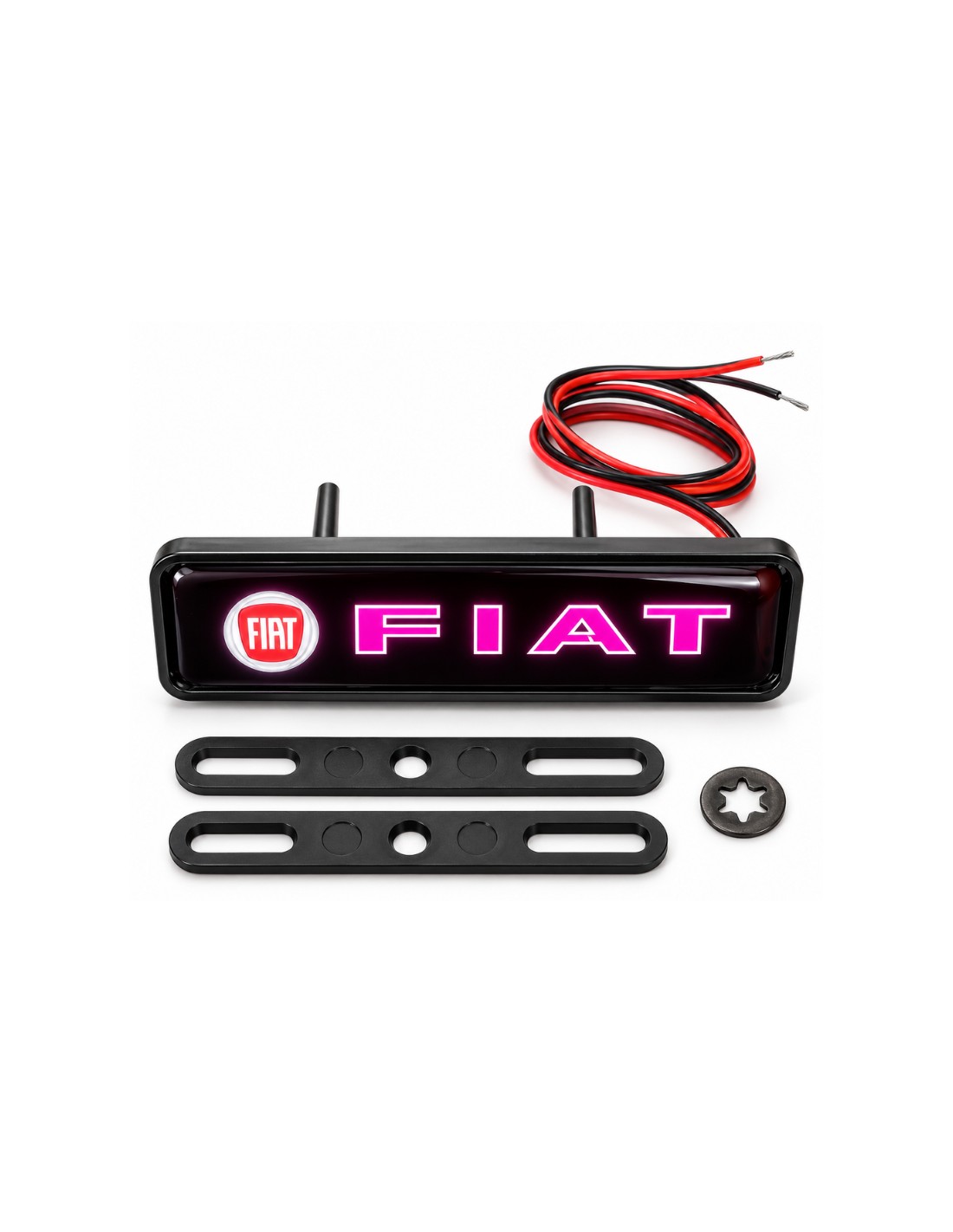 Fiat LED grille emblem