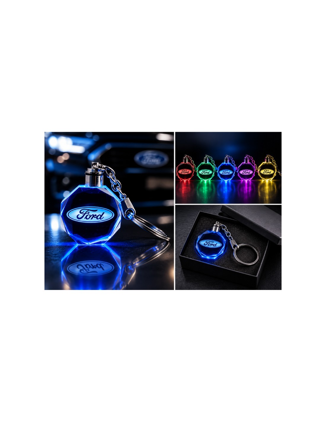 Ford multicolour LED keyring