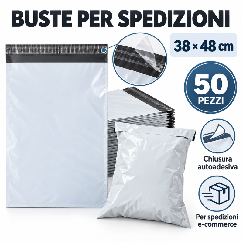 Buste per Spedizioni Autoadesive 38×48 cm –...