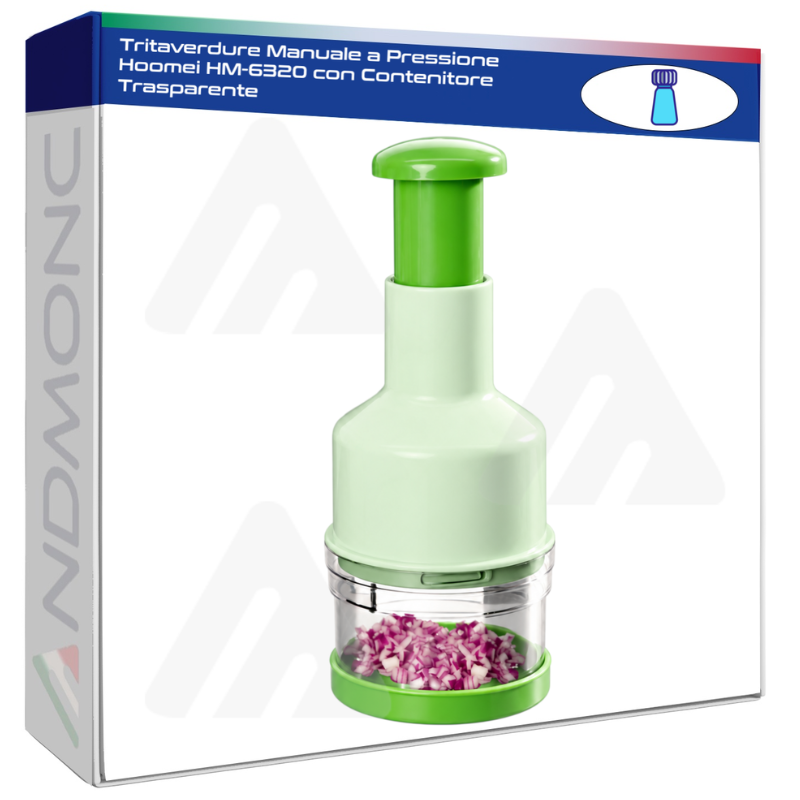Tritaverdure Manuale a Pressione Hoomei HM-6320...