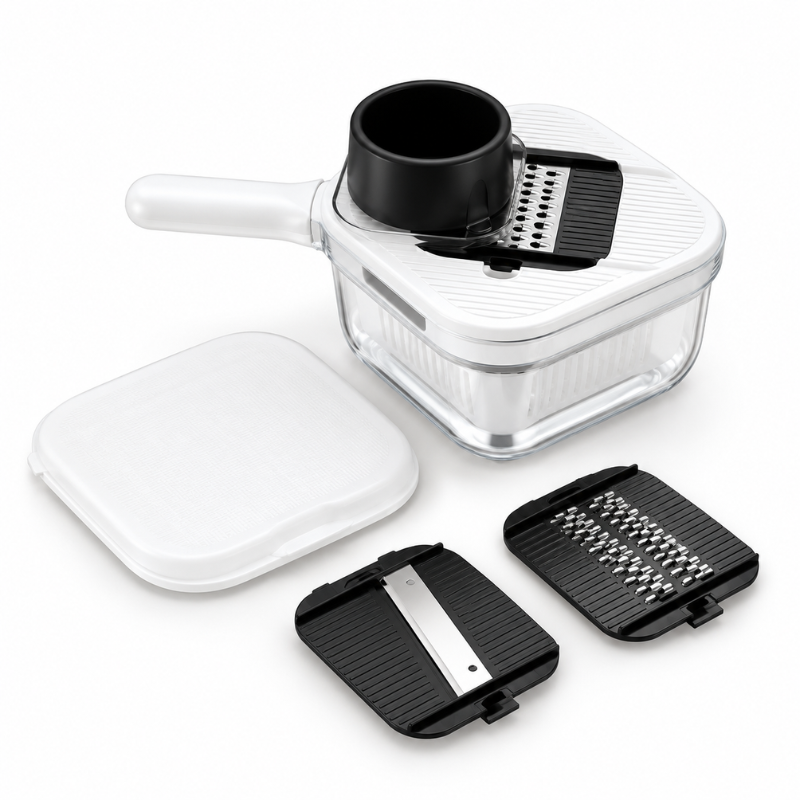 Set Grattugia Multifunzione 3 in 1 Hoomei...