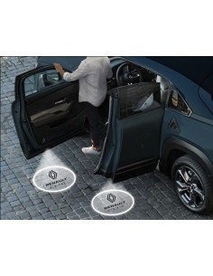 Luci sottoporta Renault Clio logo Nuovo kit Carbonio 2