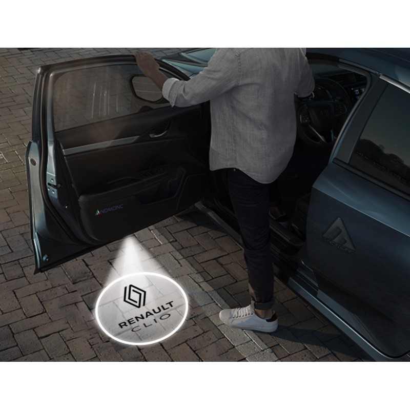 Luci sottoporta Renault Clio logo Nuovo kit Carbonio