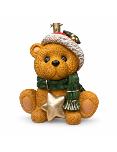 Base albero di Natale orso con stella 40 × 38 × 56 cm