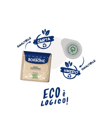 Borbone Box Cialde 44mm Miscela Blu 100pz