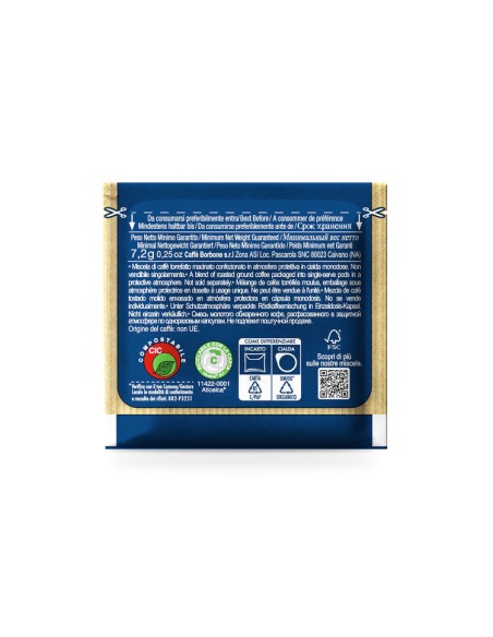 Borbone Box Cialde 44mm Miscela Blu 100pz