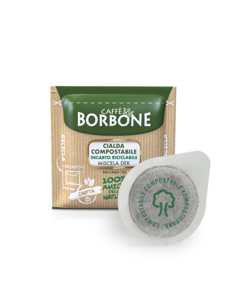 Borbone Box Cialde 44mm Miscela Verde DEK. 50pz