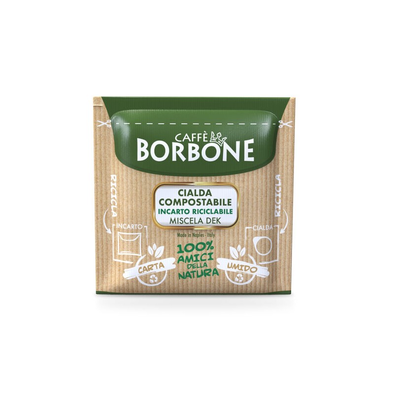 Borbone Box Cialde 44mm Miscela Verde DEK. 50pz