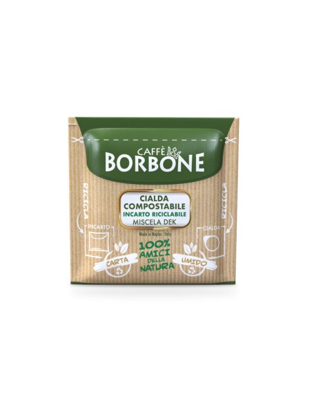 Borbone Box Cialde 44mm Miscela Verde DEK. 50pz