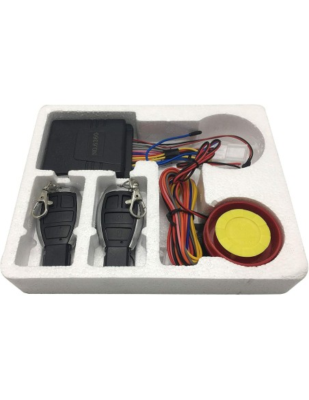 Kit antifurto allarme moto scooter universale sicurezza sirena telecomando