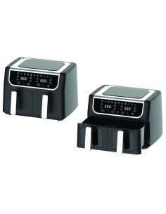 Friggitrice ad Aria 2in1 6l + 6l 2400W 2