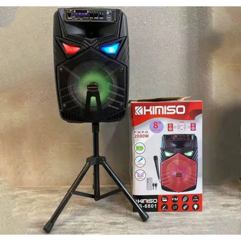 Cassa Bluetooth Altoparlante 8” 2000W con...