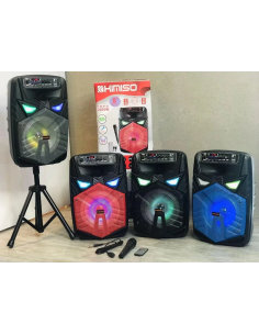 Cassa Bluetooth Altoparlante 8” 2000W con Microfono Karaoke 2