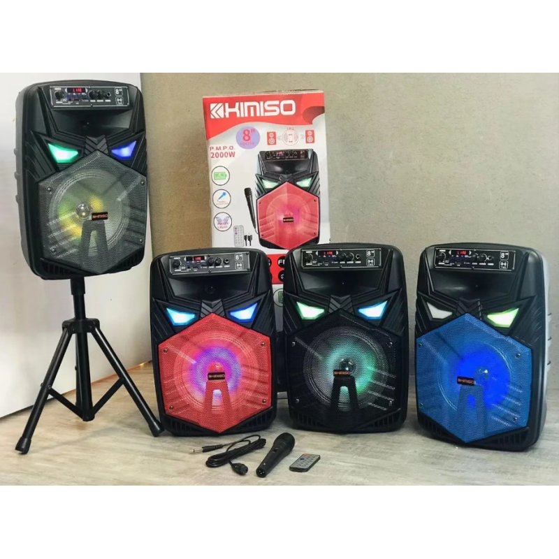 Cassa Bluetooth Altoparlante 8” 2000W con...