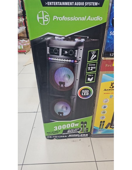 Cassa Bluetooth Altoparlante 12” 30000W con Microfono