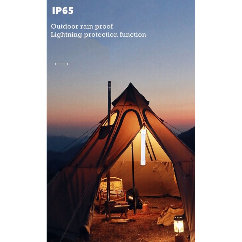 Mini Lampada Torcia Pannello Solare 15 LED USB...