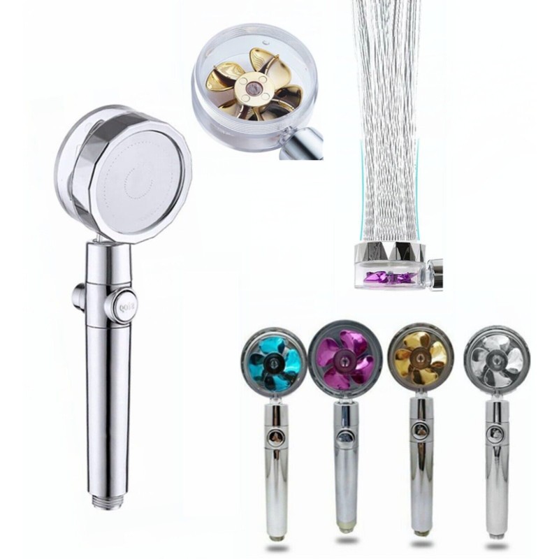 Soffione Doccia Doccetta Turbocompressa 360°...