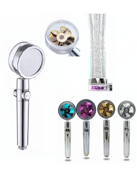 Soffione Doccia Doccetta Turbocompressa 360° Universale