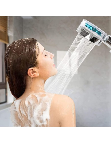 Soffione Doccia Doccetta Turbocompressa 360° Universale