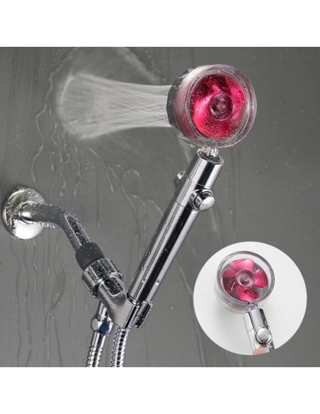 Soffione Doccia Doccetta Turbocompressa 360° Universale