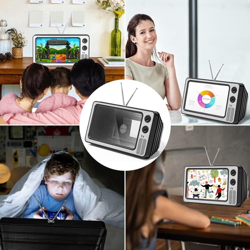 Schermo Lente Ingrandimento Smartphone 3D 12"...